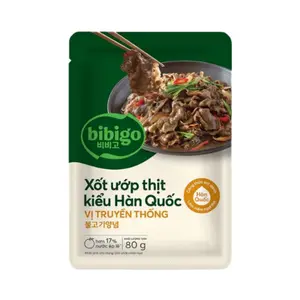Xốt Ướp Thịt Kiểu Hàn Quốc Vị Truyền Thống, Original Bulgogi Marinade (80g) - BIBIGO